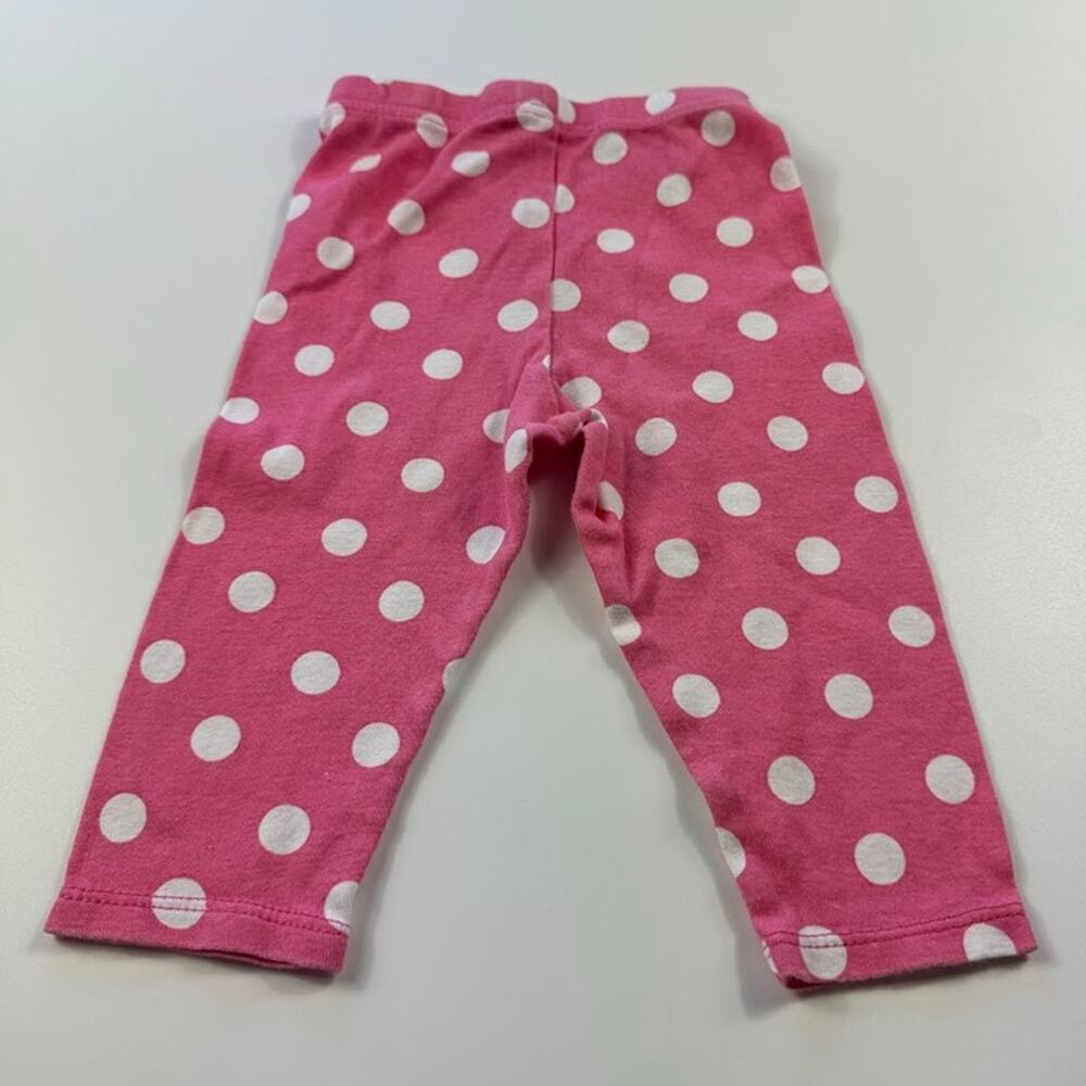 Gerber Baby Girls Polka Dot Onesie and Pants Set Pink White 3-9 Months - Picture 6 of 12
